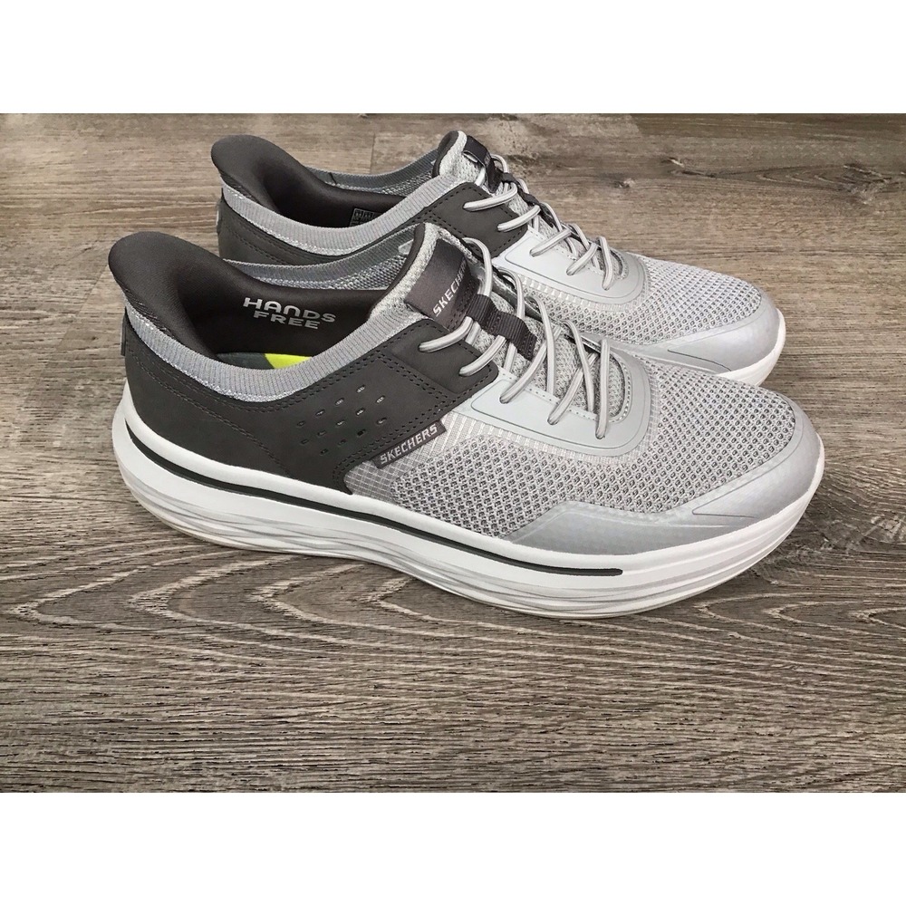 Skechers Relaxed Fit Slip Ins Mens Size 9.5 Slade Ocon Sneakers Gray #211334